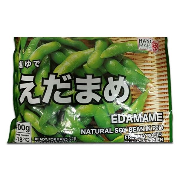Soybean, Pod Natural Skin On Edamame 400gm