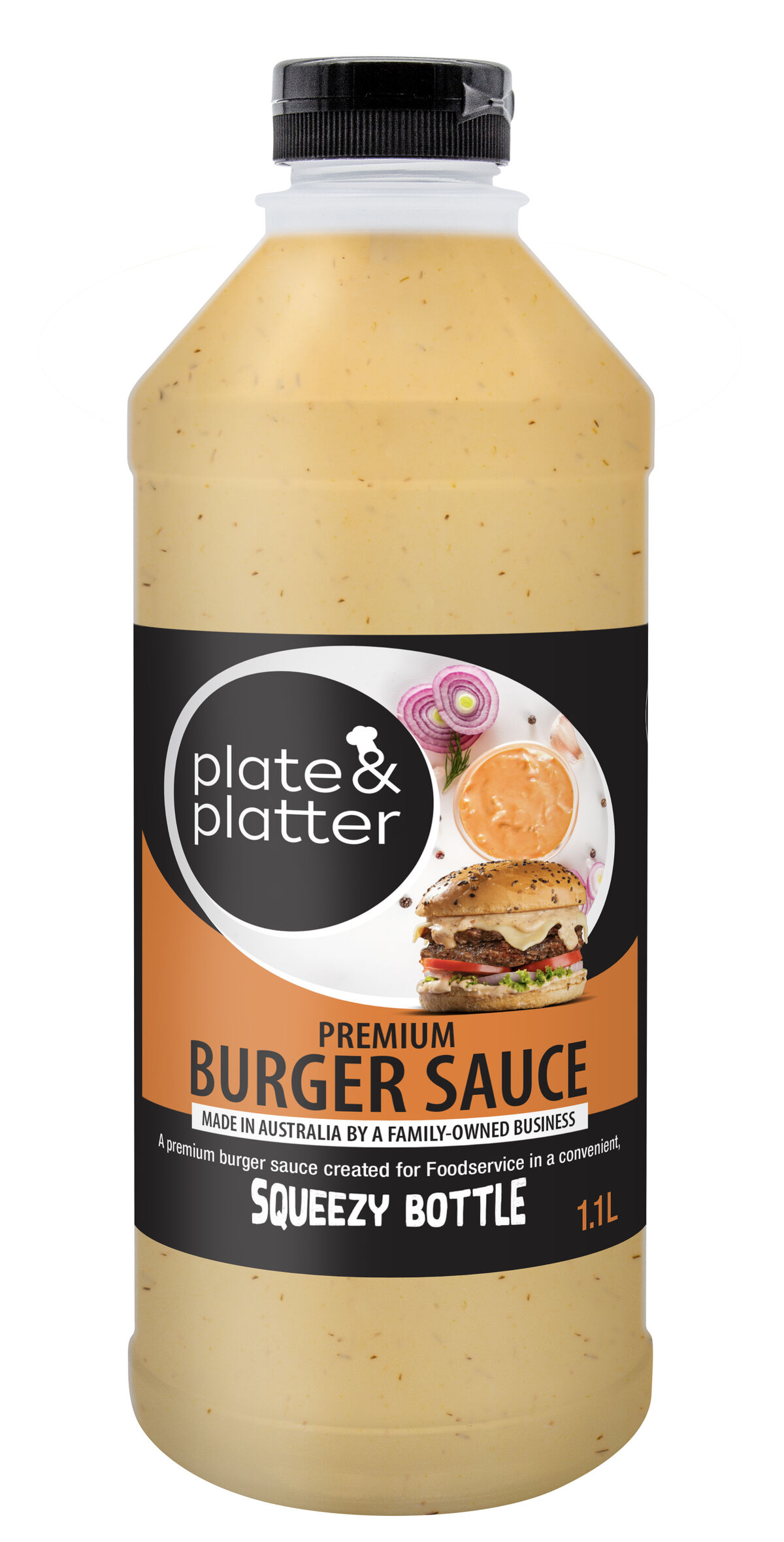 Sauce, Burger Plate & Platter 1L (H)