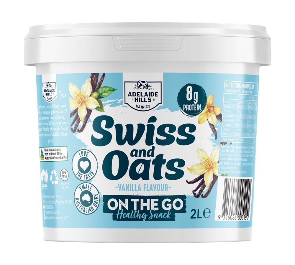 Swiss Oats Vanilla, Adelaide Hills Dairy 2kg