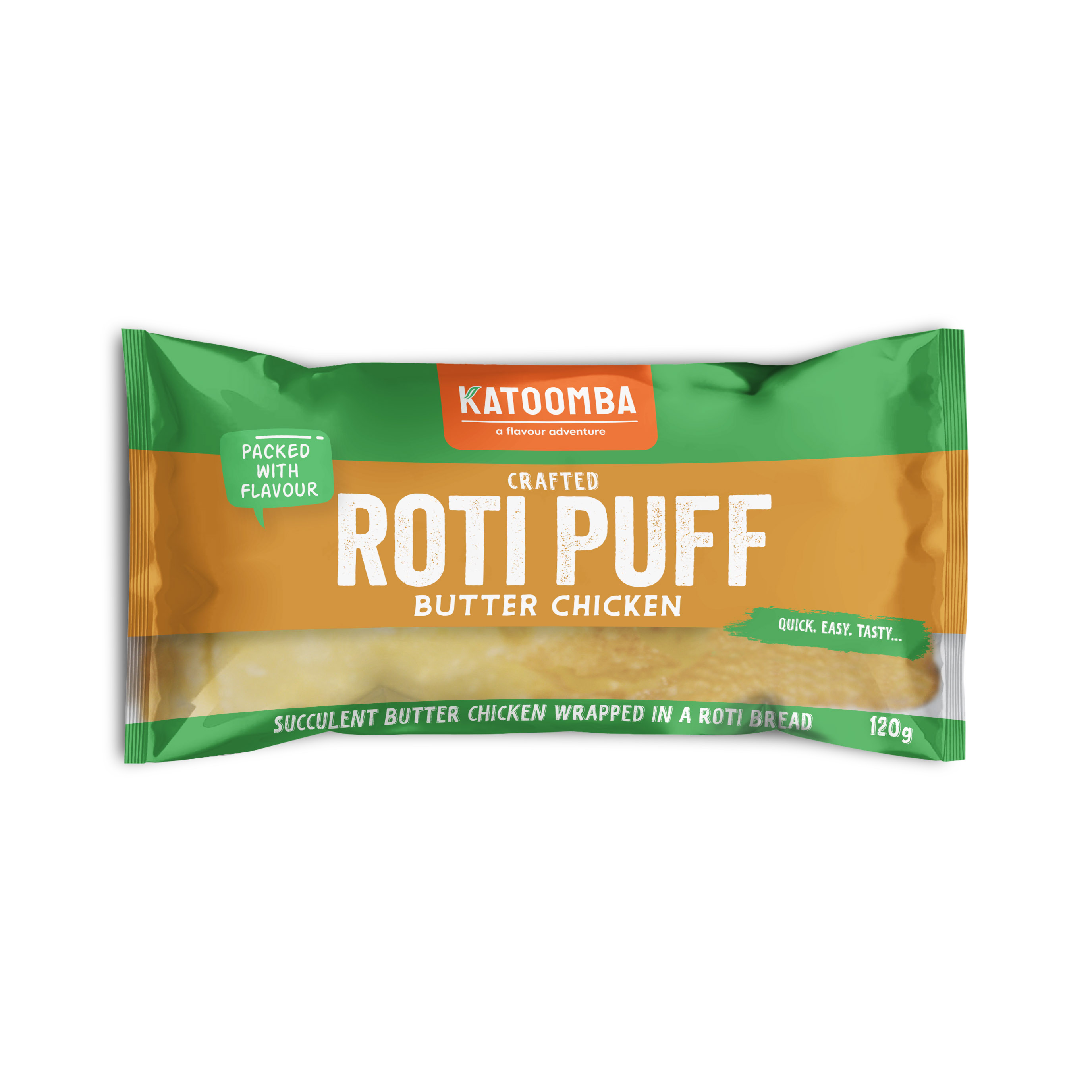 Roti Pie, Butter Chicken Puff Katoomba 12x120g