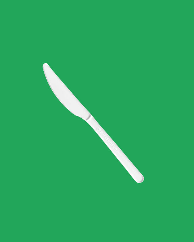 Knife, Bioplastic CPLA (50) Royalpac