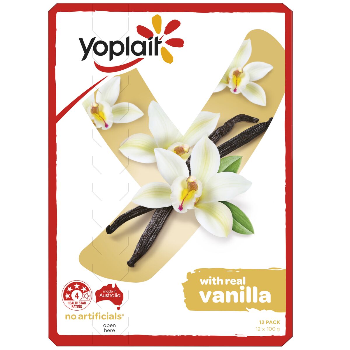 Yoghurt**Yoplait Vanilla 24x160gm Carton (GF) (H)