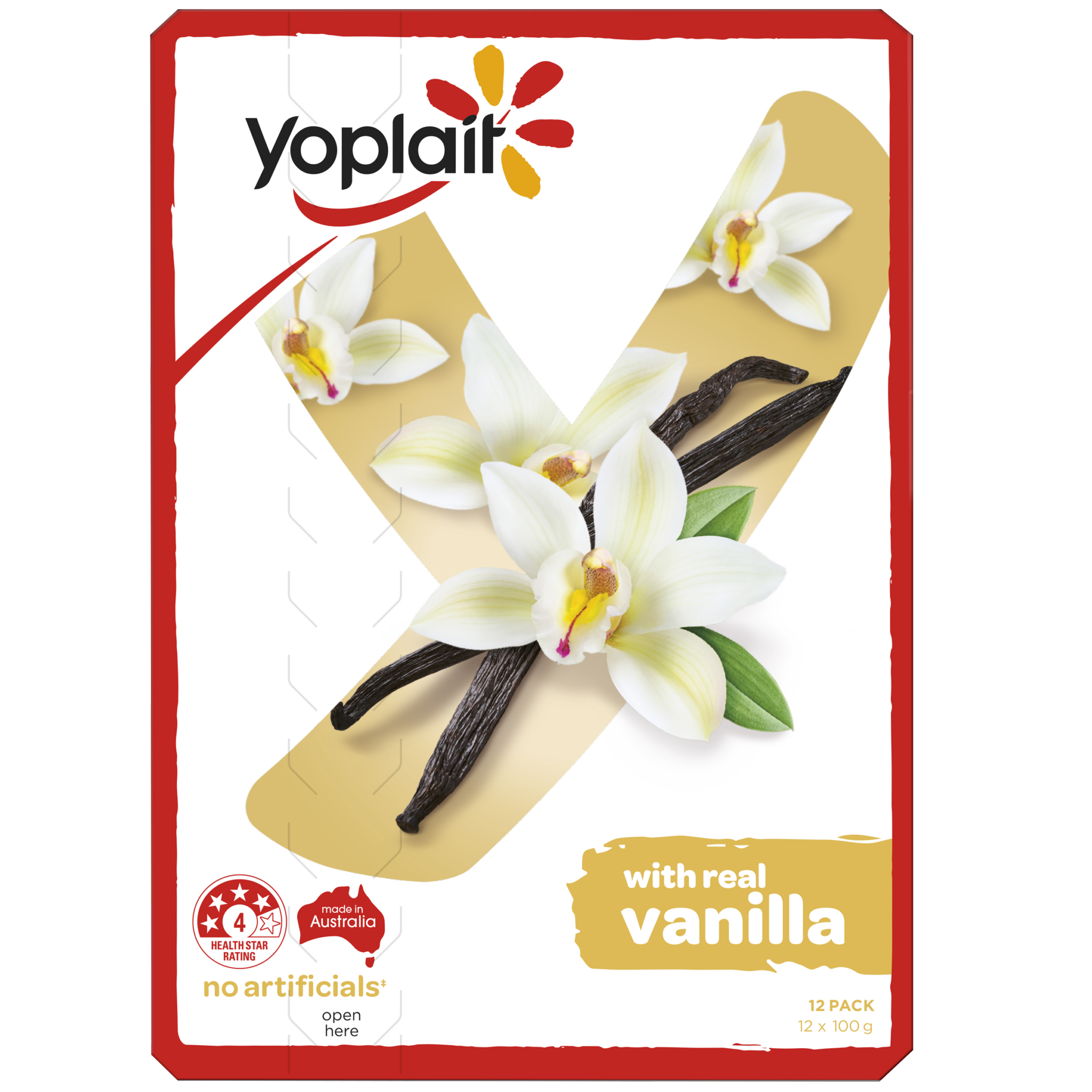 Yoghurt**Yoplait Vanilla 24x160gm Carton (GF) (H)