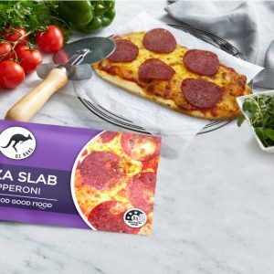 Pizza, Pepperoni Slab 10x160g Oz Bake (H)