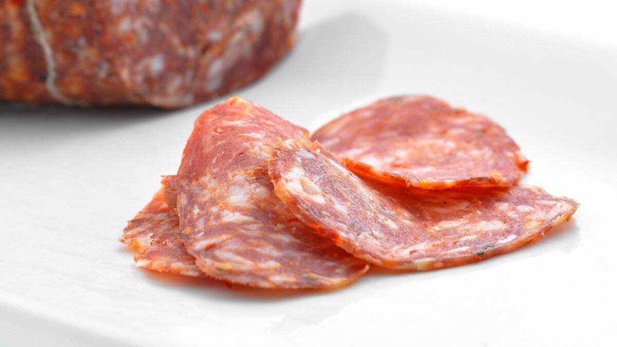 Salami, Continental Calabrese MILD (1360) Sliced 2.5Kg Lago