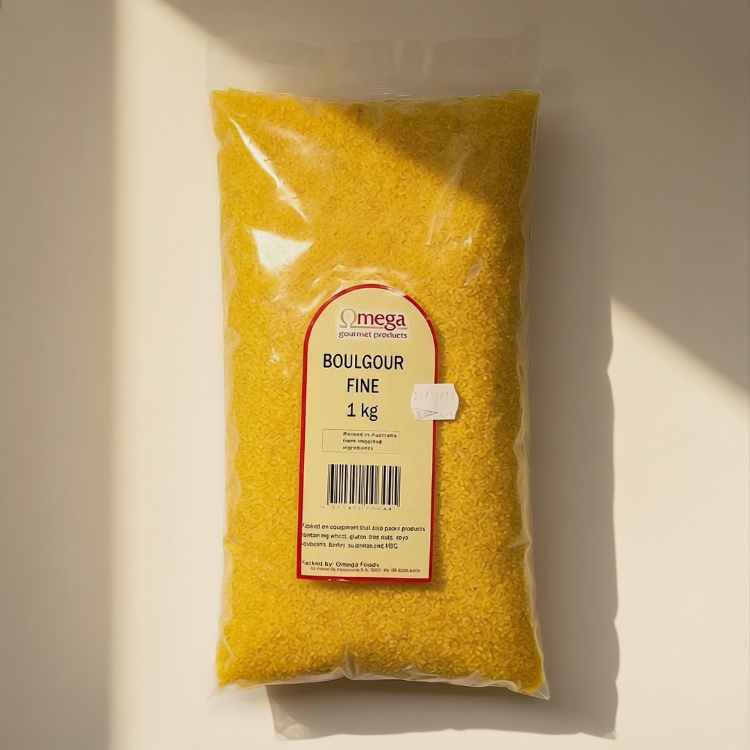 Cracked Wheat, Fine Boulgour 1Kg Omega
