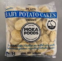 Potato Cakes**Baby Plain 1kg Moka