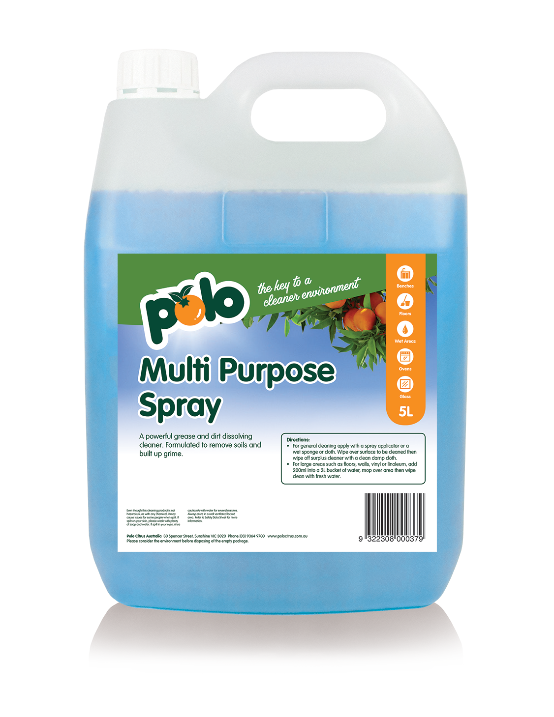Cleaner, General Multi Purpose 5L Polo