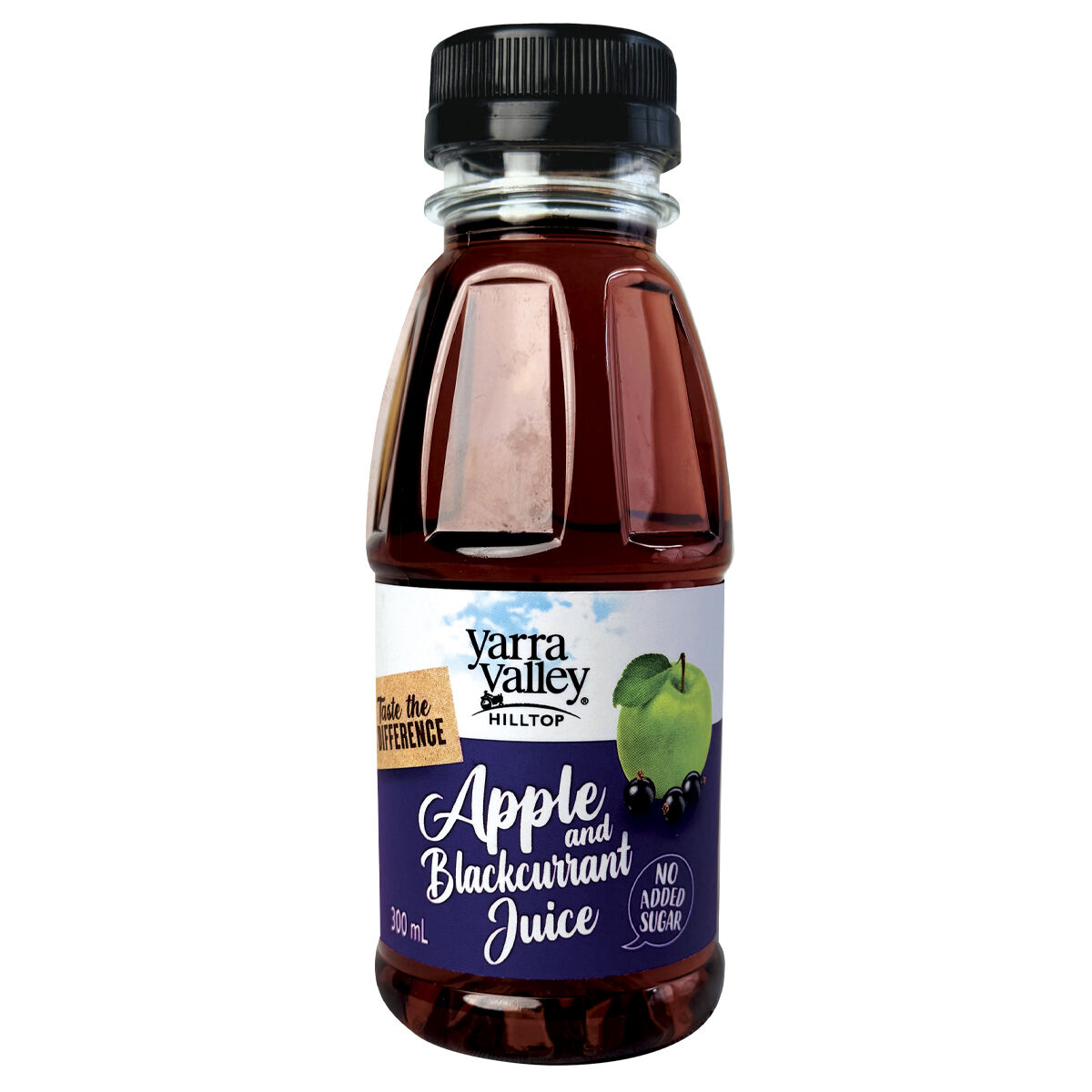 Juice, Apple & Blackcurrant PET 300ml, Yarra Valley Hilltop (12)