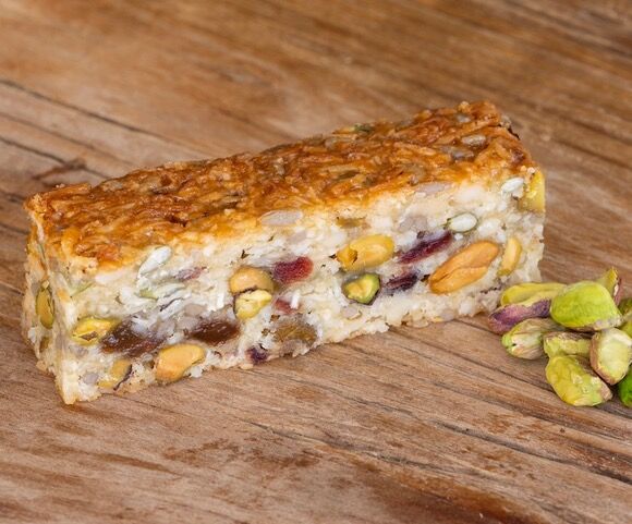 Bar, OH MG Pistachio & Coconut 18x75gm, Long Time Baker (GF)
