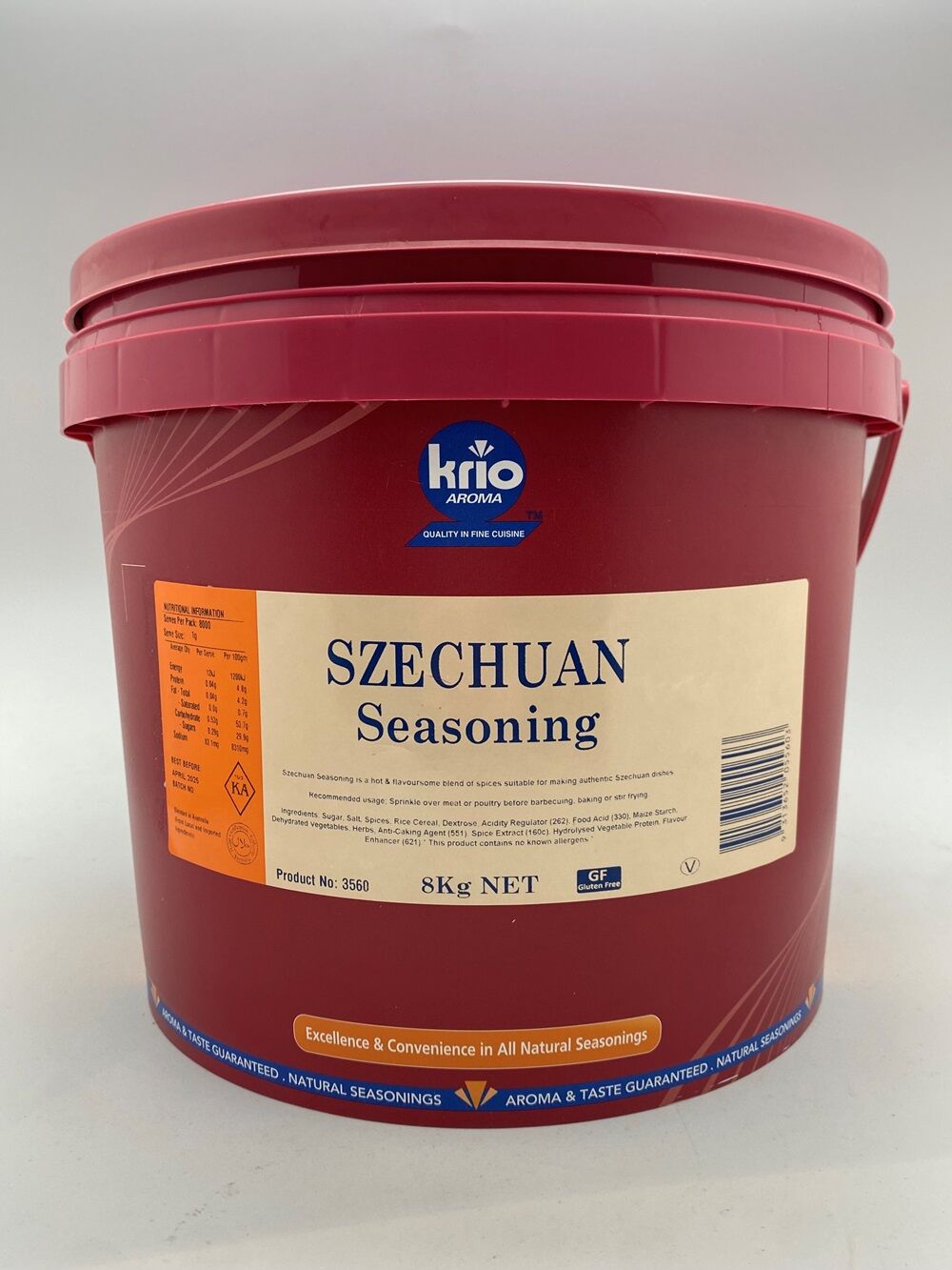 Seasoning**Szechuan 8kg Krio Krush (GF) (V) (H)