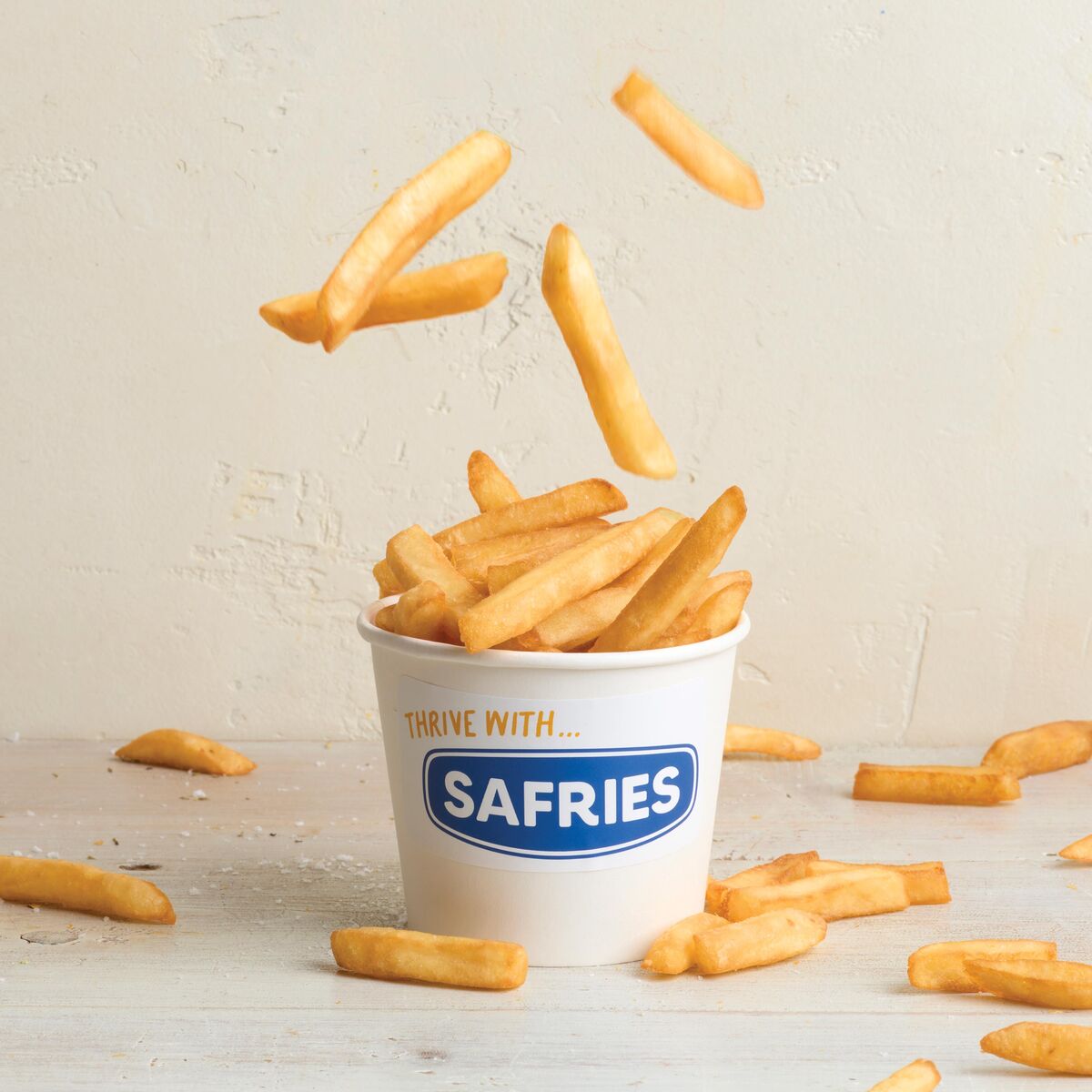 Chips, 10mm Straight Cut 6×2.5kg Safries