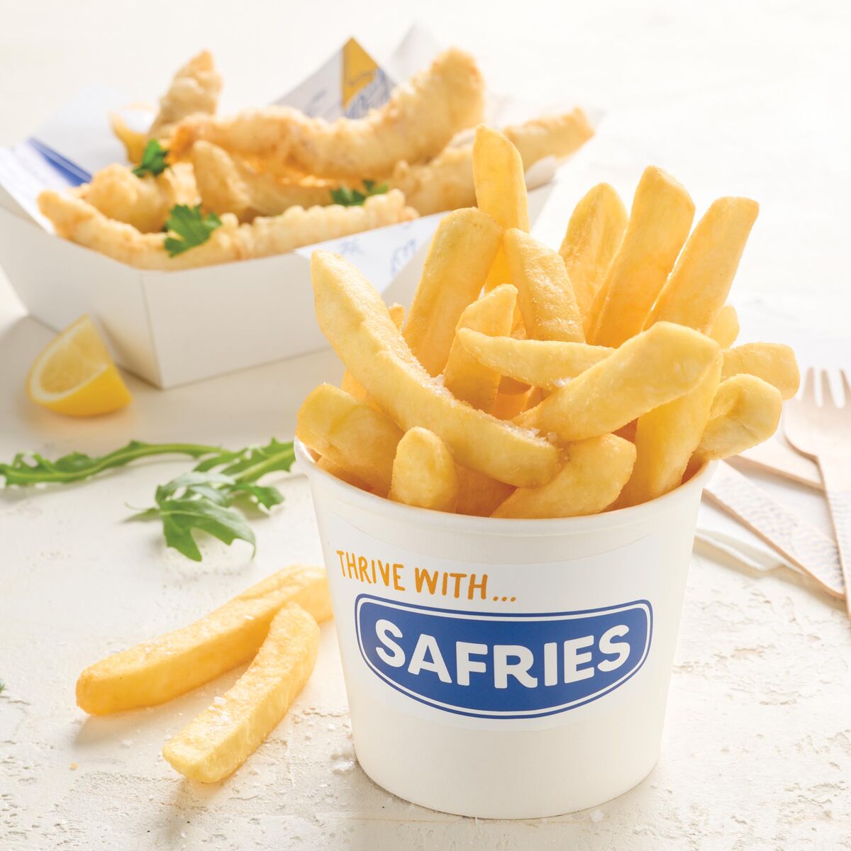 Chips, 13mm Straight Cut 6×2.5kg Safries