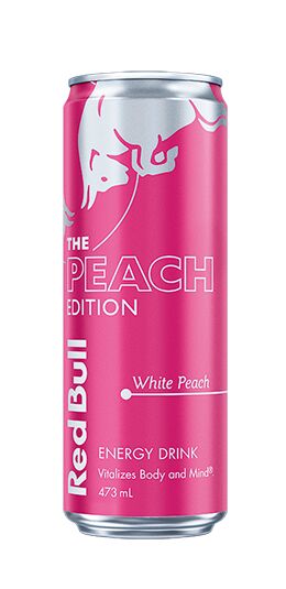 Drink**Red Bull, White Peach (PINK) 12x473ml (VG) (GF)