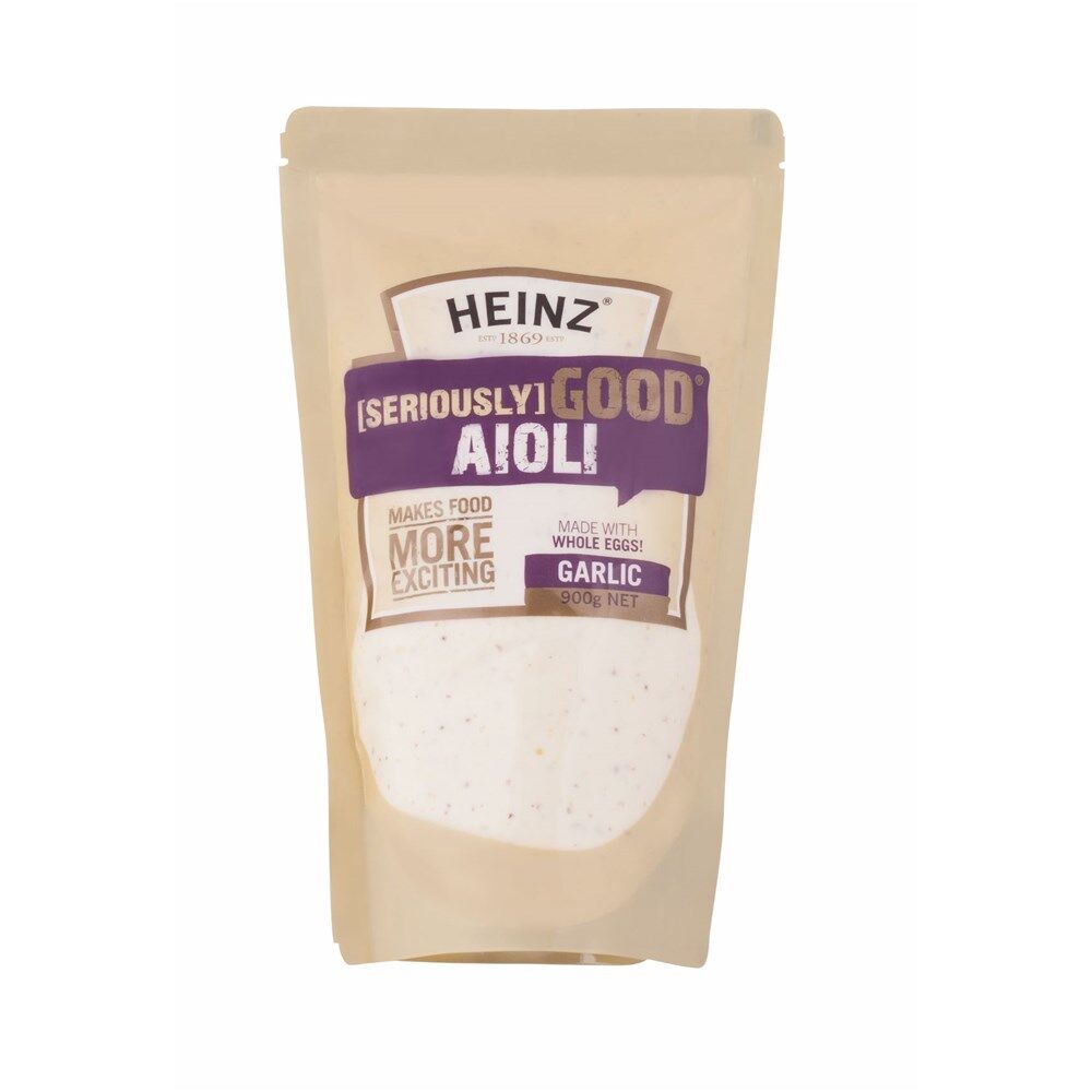 Mayonnaise**Garlic Aioli Seriously Good 6x900g Heinz
