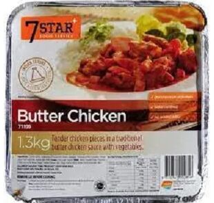 Curry Butter Chicken, 1.3kg Tray 7Stars
