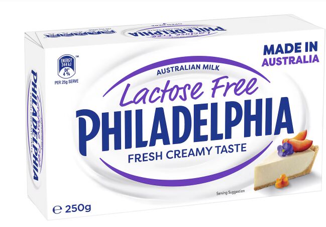 Cream Cheese**Philadelphia Lactose Free 12x250g CTN