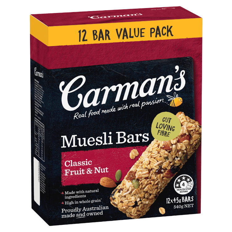 Muesli Bar**Classic Fruit & Nut (3x12x45g) (OUTER) Carmans