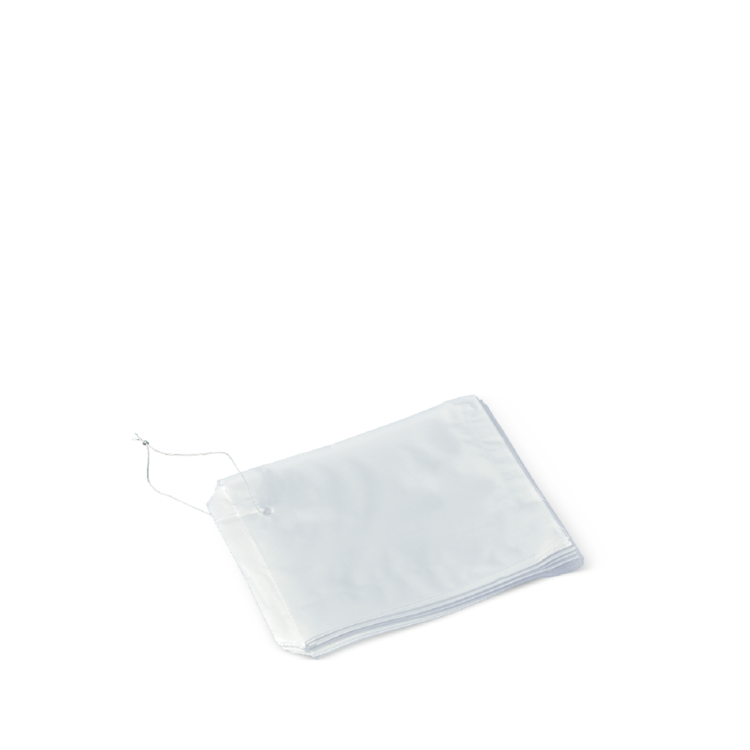 Bags, Paper Flat #3 Bleach Strung (500) 237X200mm