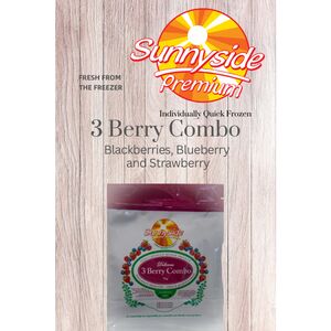 Mixed Berries, Combo Frozen 1kg, Sunnyside