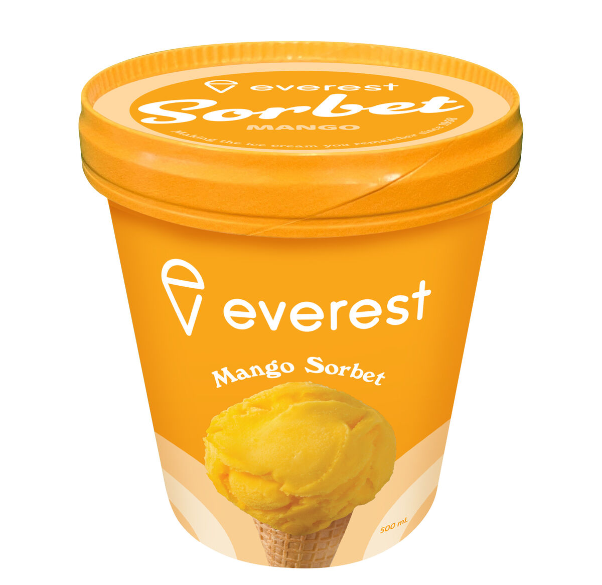 Sorbet, Mango 6x500ml Everest (H)