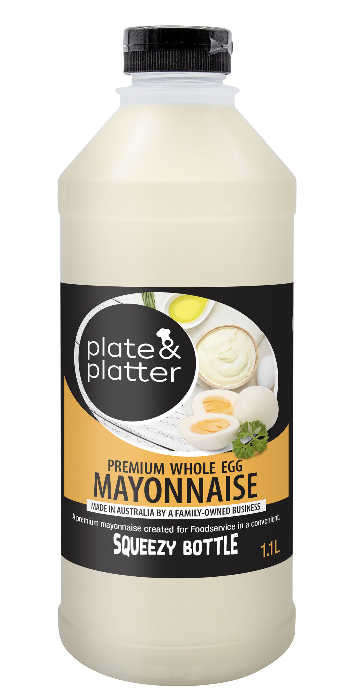Mayonnaise, Whole Egg 1L Plate & Platter (H)