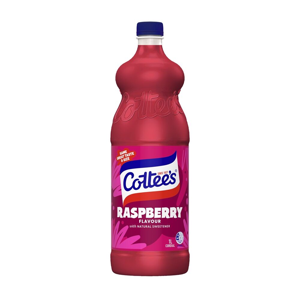 Cordial**Raspberry Concentrate 8x1L Cottees