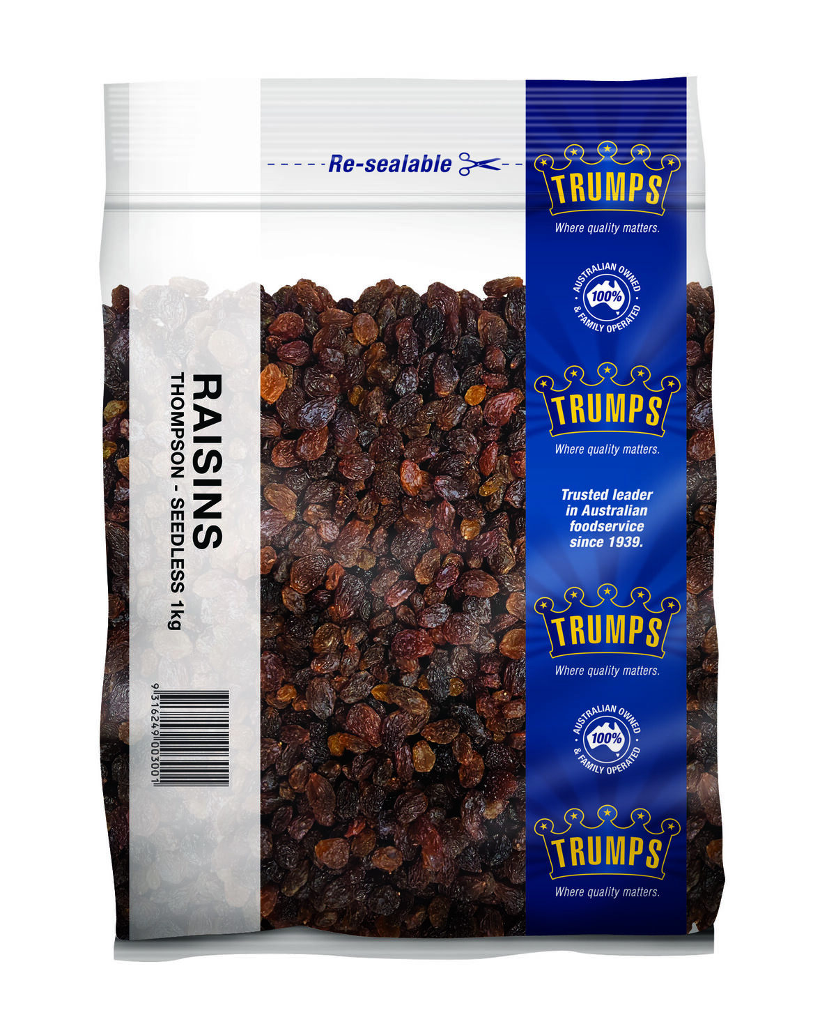 Raisins, Thompson Seedless 1kg Trumps