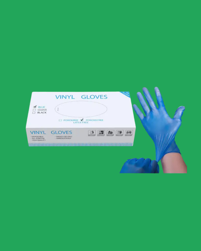Gloves, Small Powder Free Blue Vinyl (100) Royalpac