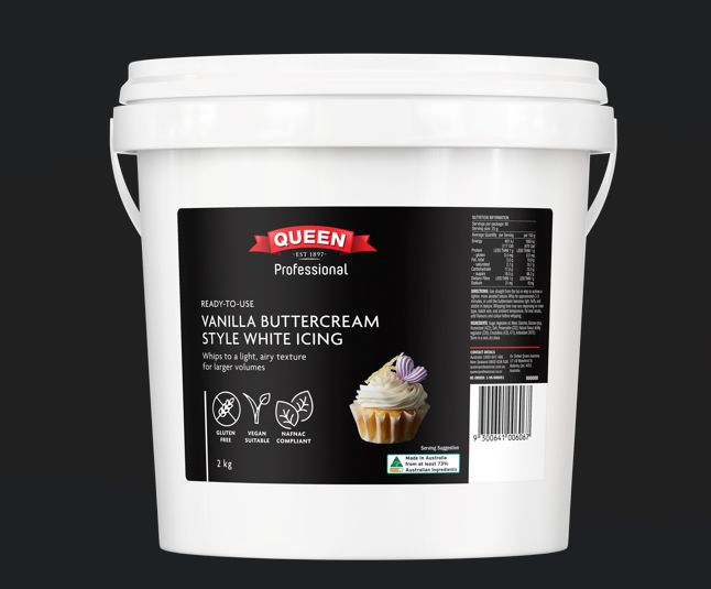 Icing, Buttercream 2kg Queen