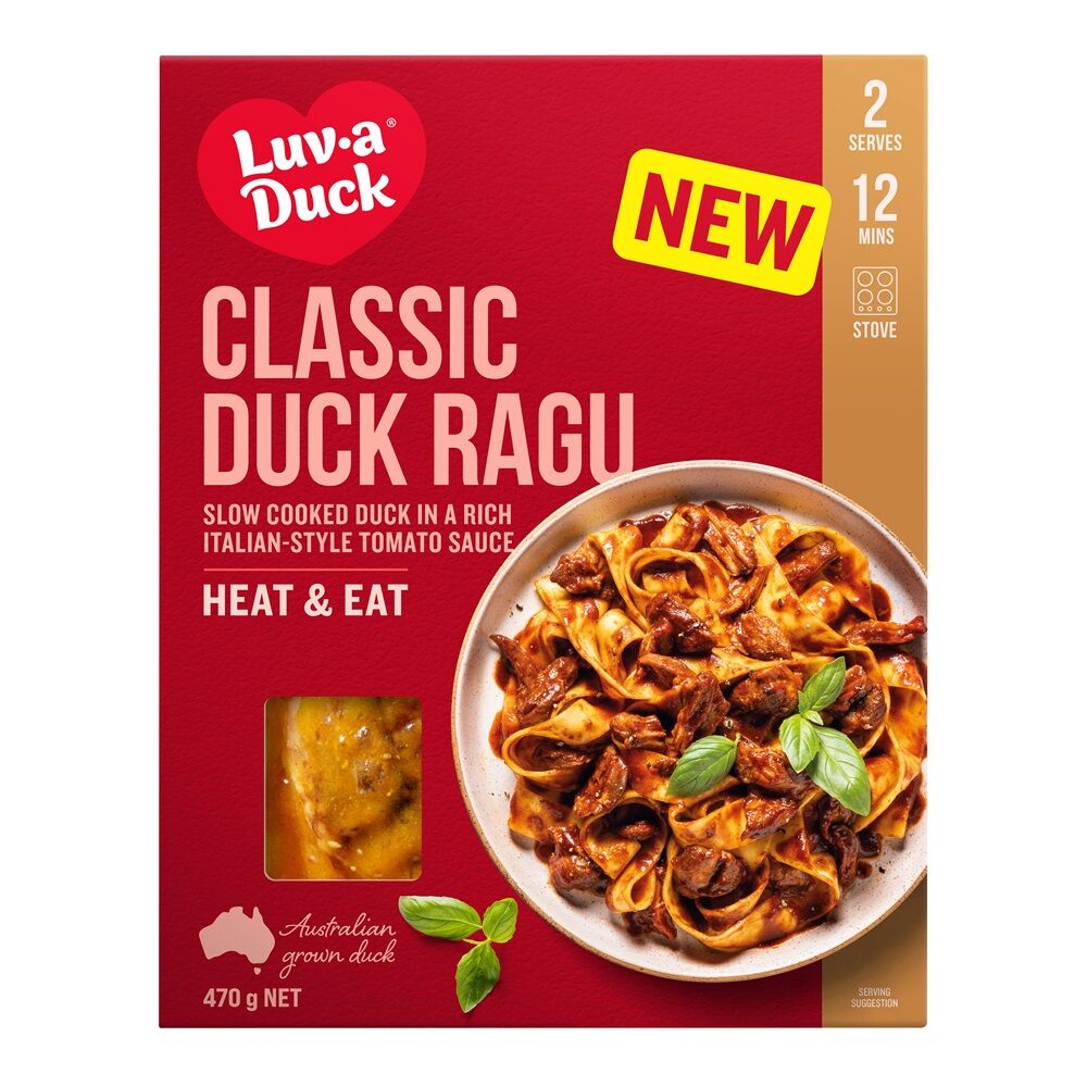 Sample – Duck Ragu 470gm, Luv A Duk