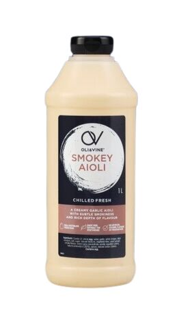 Sauce, Smokey Aioli Oli & Vine 1L (GF)