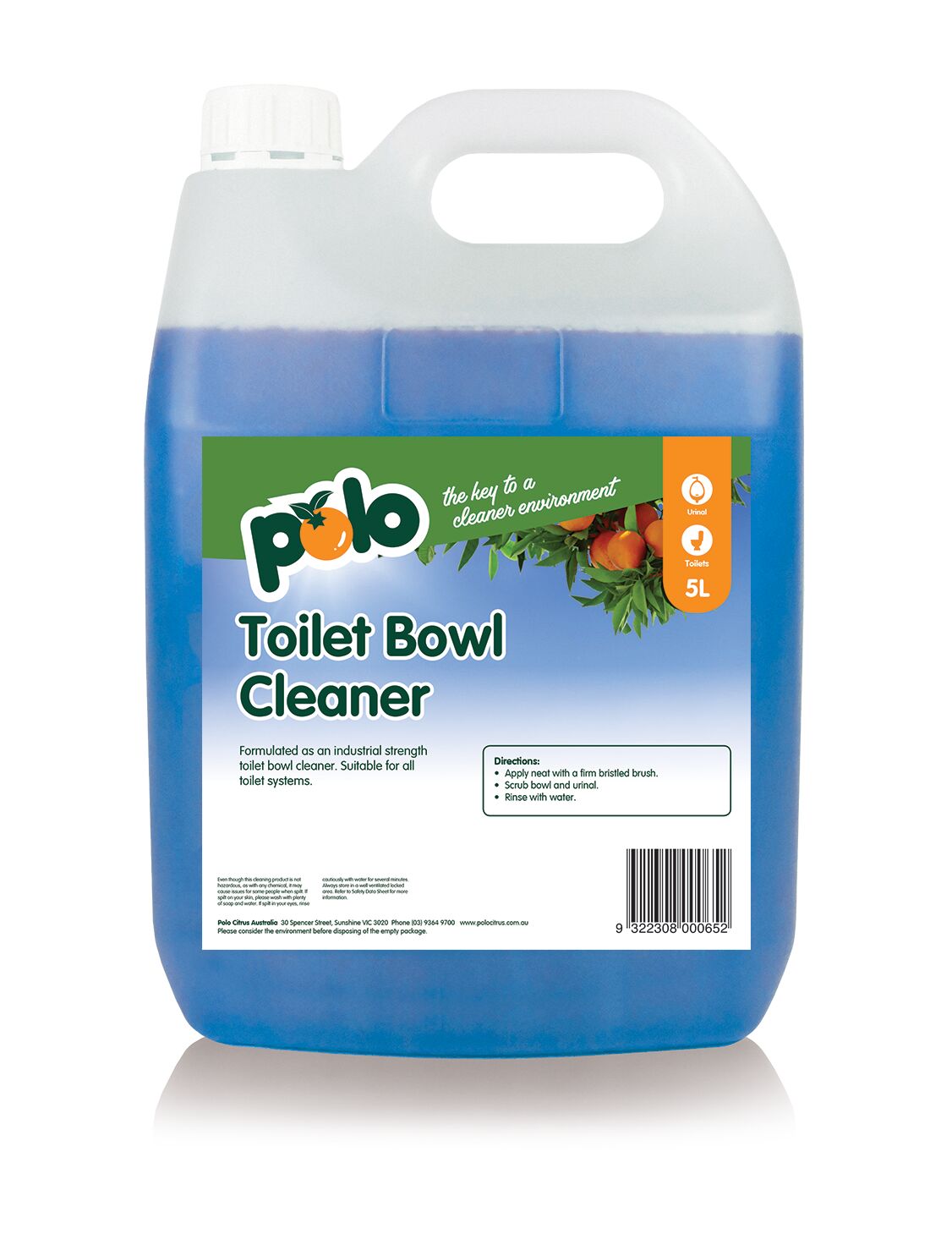 Cleaner**Toilet Bowl 4 x 5L CTN Polo