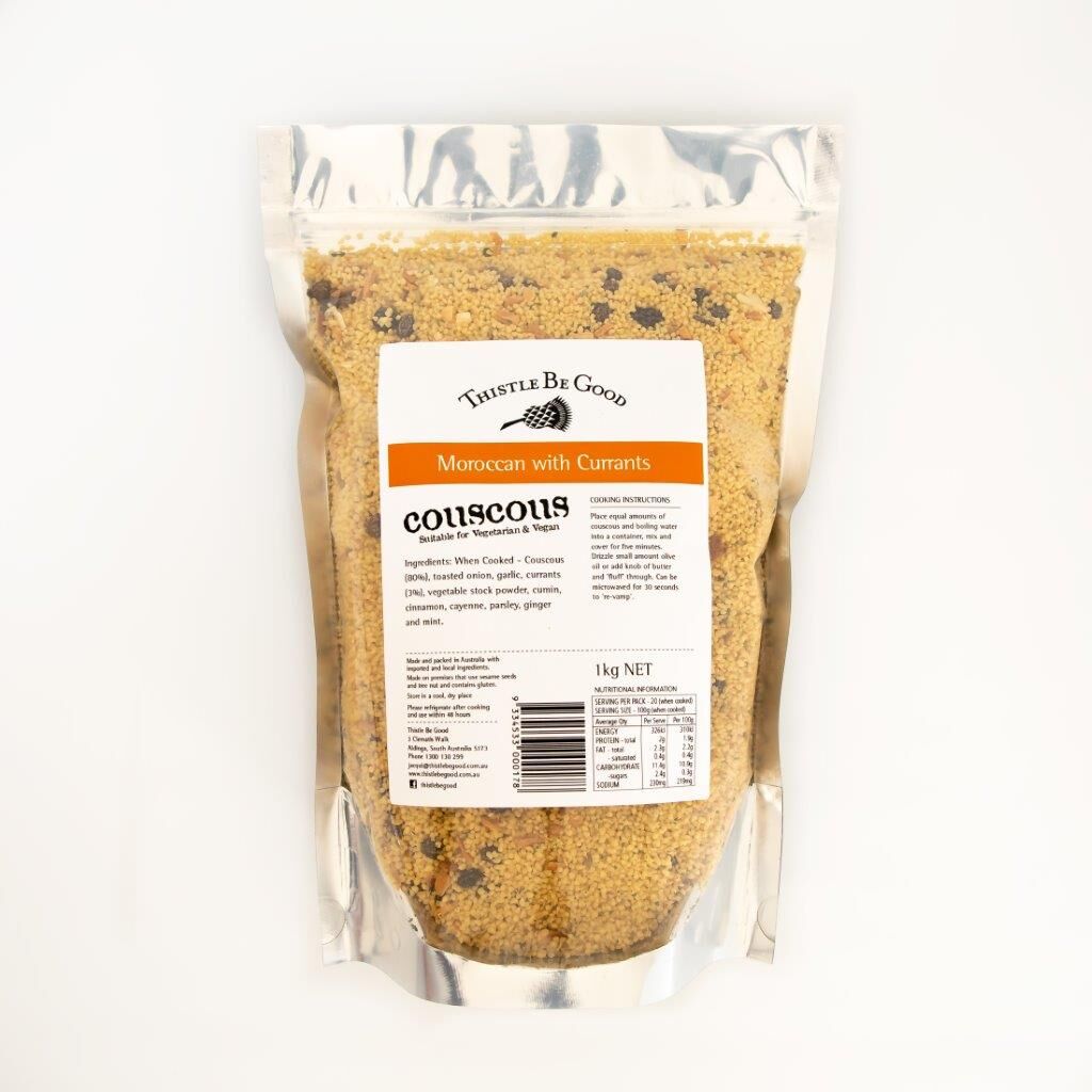 Couscous, Moroccan with Currants 1Kg Thistle Be Good (VG)