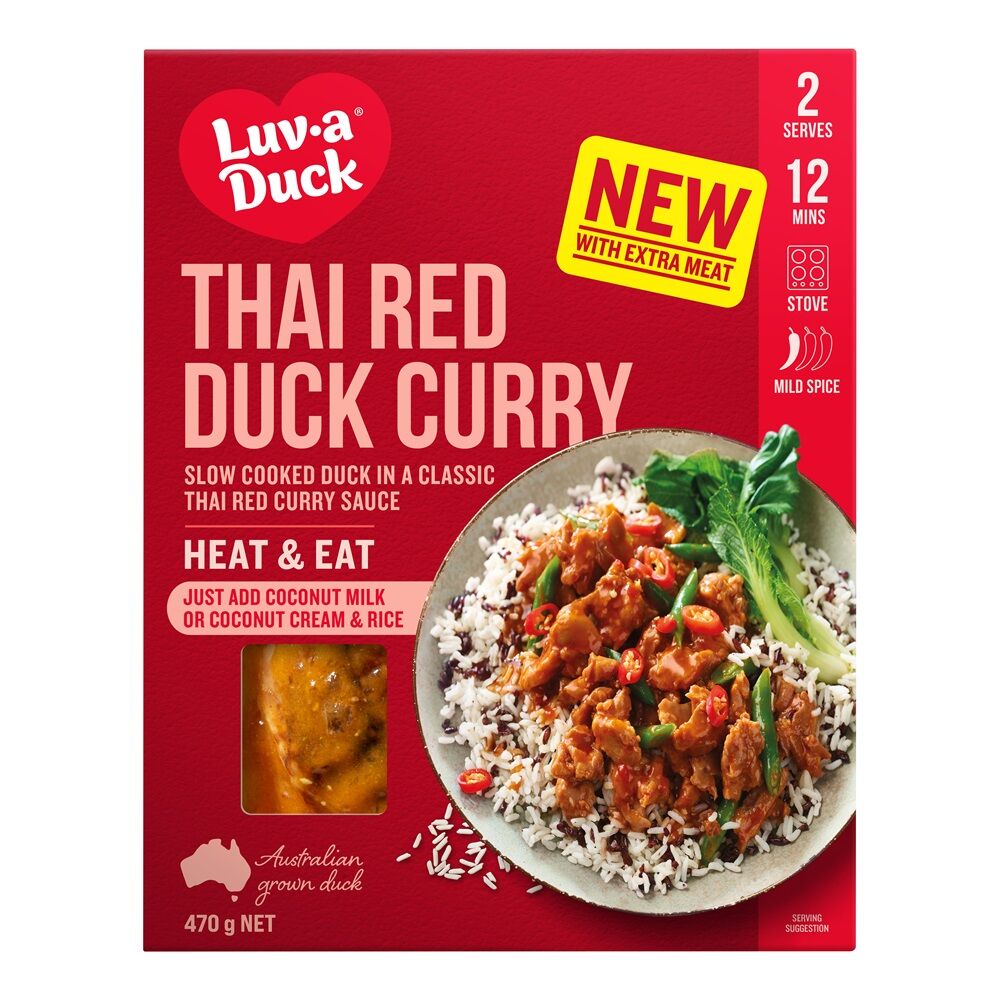 Sample – Thai Red Duck Curry 470gm, Luv A Duk