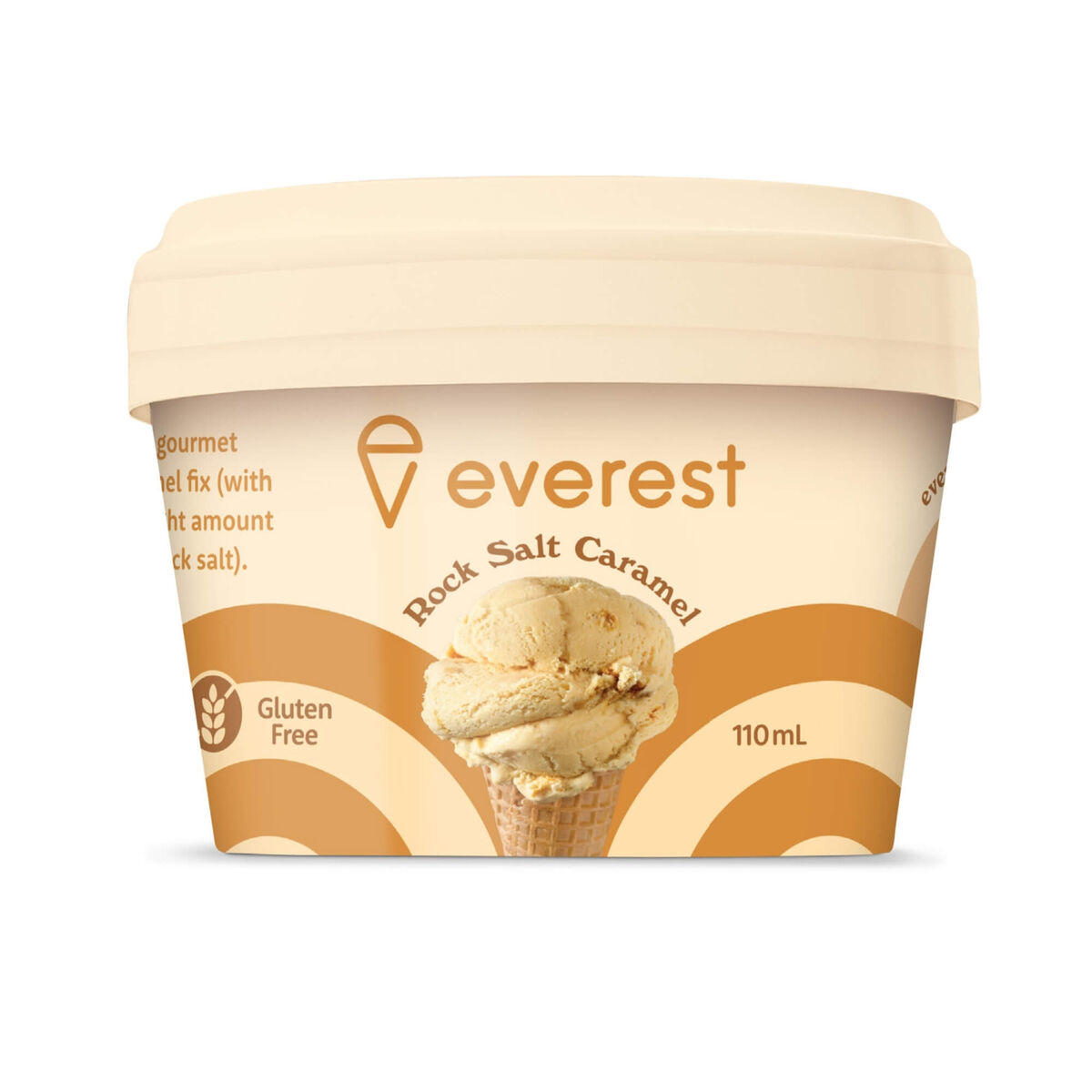 Ice Cream, Rock Salt Caramel 24x110ml Everest