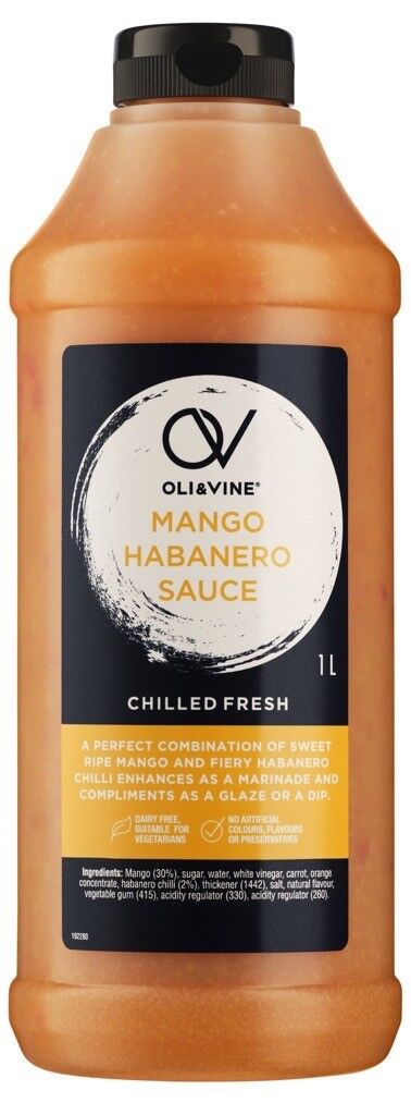 Sample – Sauce, Mango Habanero 1L Oli & Vine