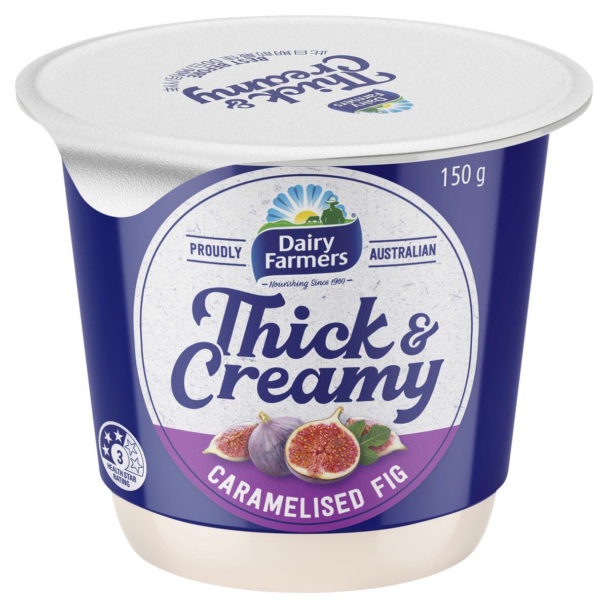 Yoghurt**DF Thick & Creamy Caramelised Fig 10x150gm