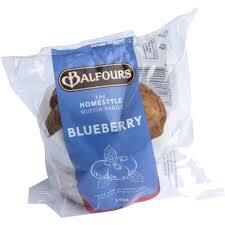 Muffins, Blueberry, Balfours 15x150g