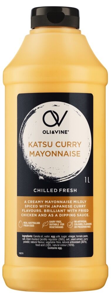 Sample – Mayonnaise, Katsu Curry 1L, Oli & Vine