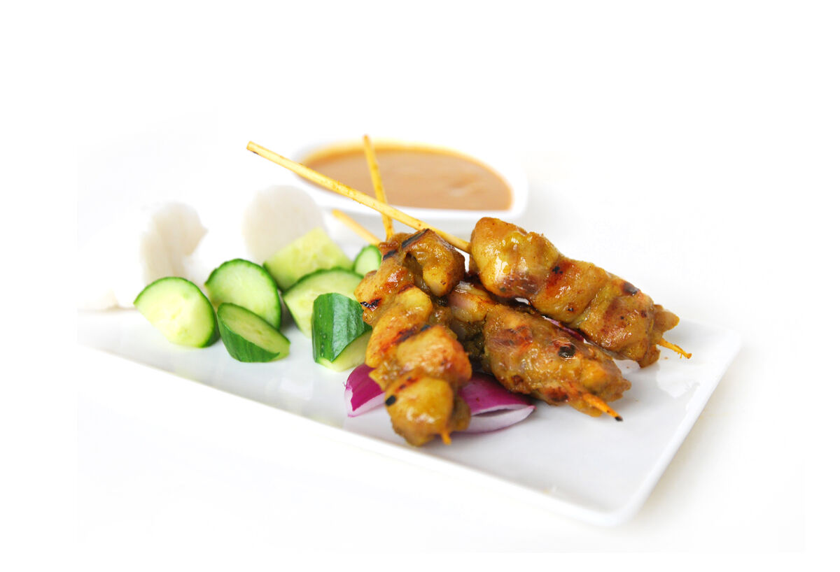 Skewers**Malay Cocktail Chicken Satay 2.5kg (100) Hakka